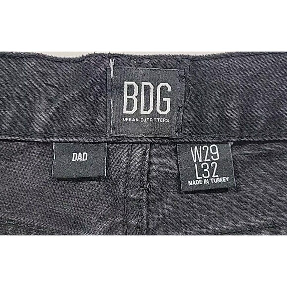 BDG Urban Outfitters Dad Jeans Slim Tapered Fit Cropped Heritage Denim 29x32 NWT - Picture 10 of 16